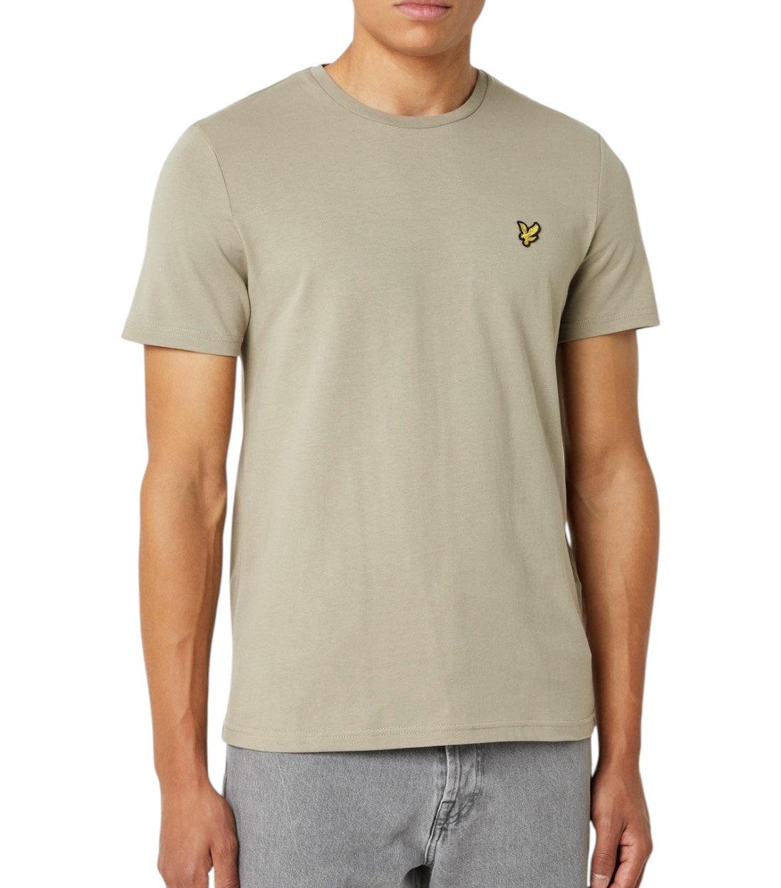 Lyle & Scott Olijfgroen Basic T-shirt