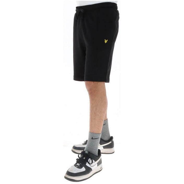 Lyle & Scott Zwart Short Met Logo