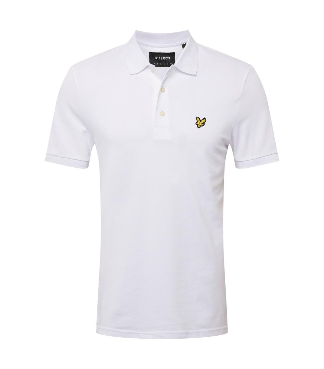 Lyle & Scott Witte Polo T-shirt