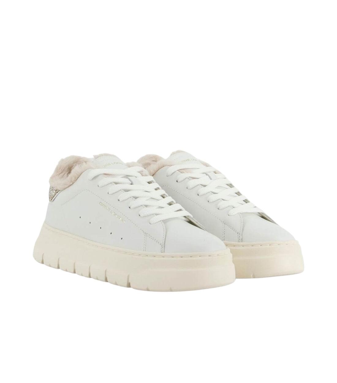 Crime London Wit Sneakers
