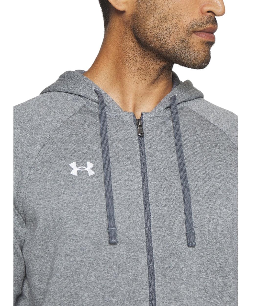 Under Armour Grijs Zipped Rival Hoodie