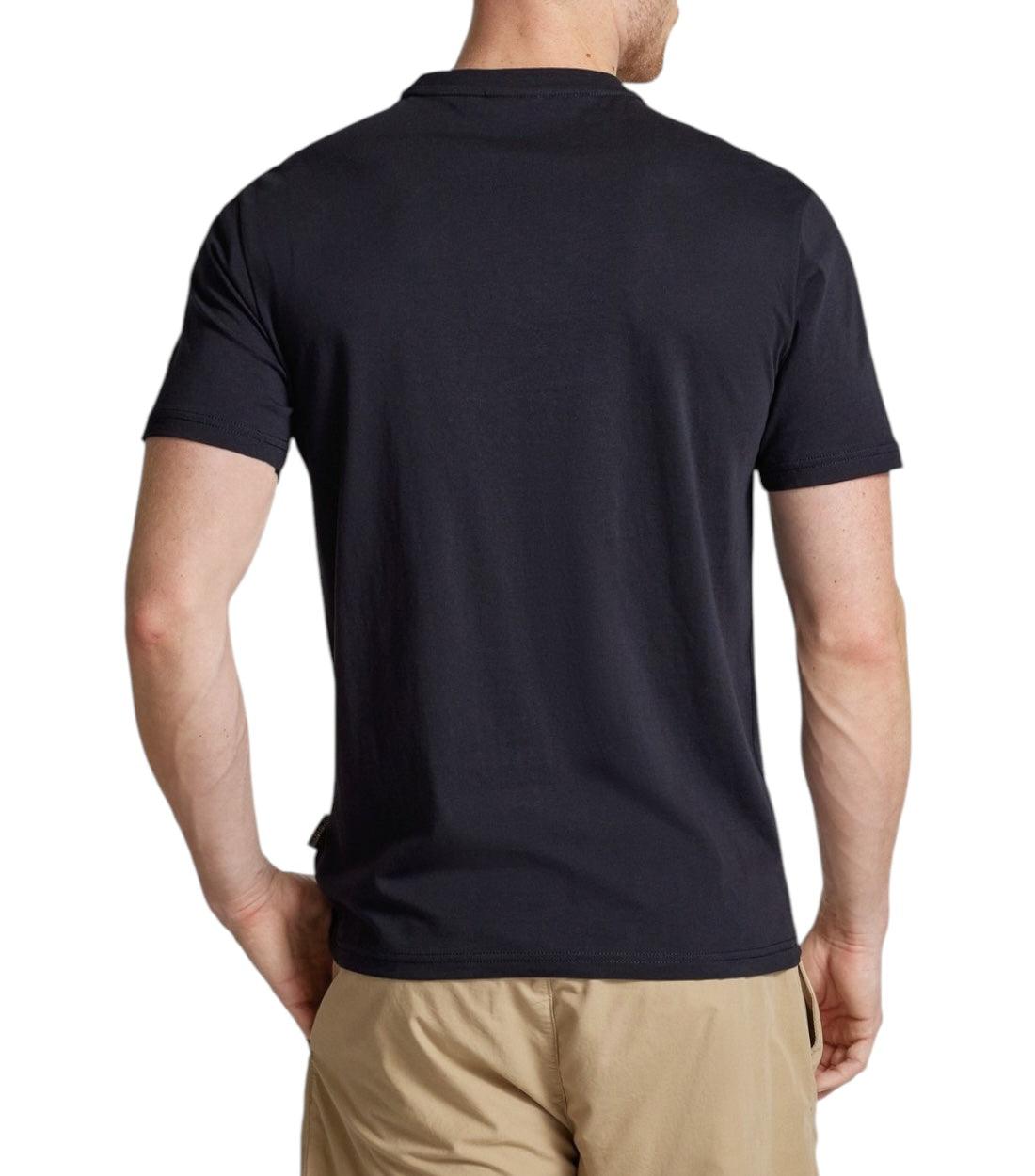 Napapijri T-shirt Met Labelstitching In Zwart Voor Heren