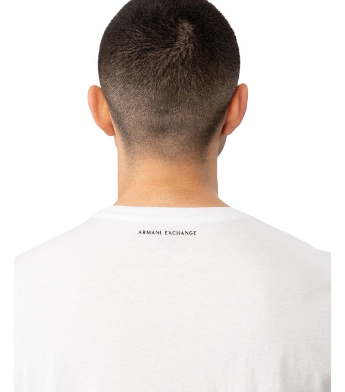 Armani Exchange Wit Slim Fit Jersey T-shirt With Logo
