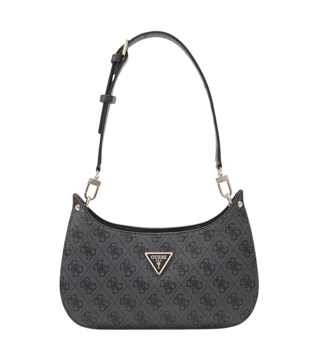 Guess Zwart Meridian Tas Met Logo