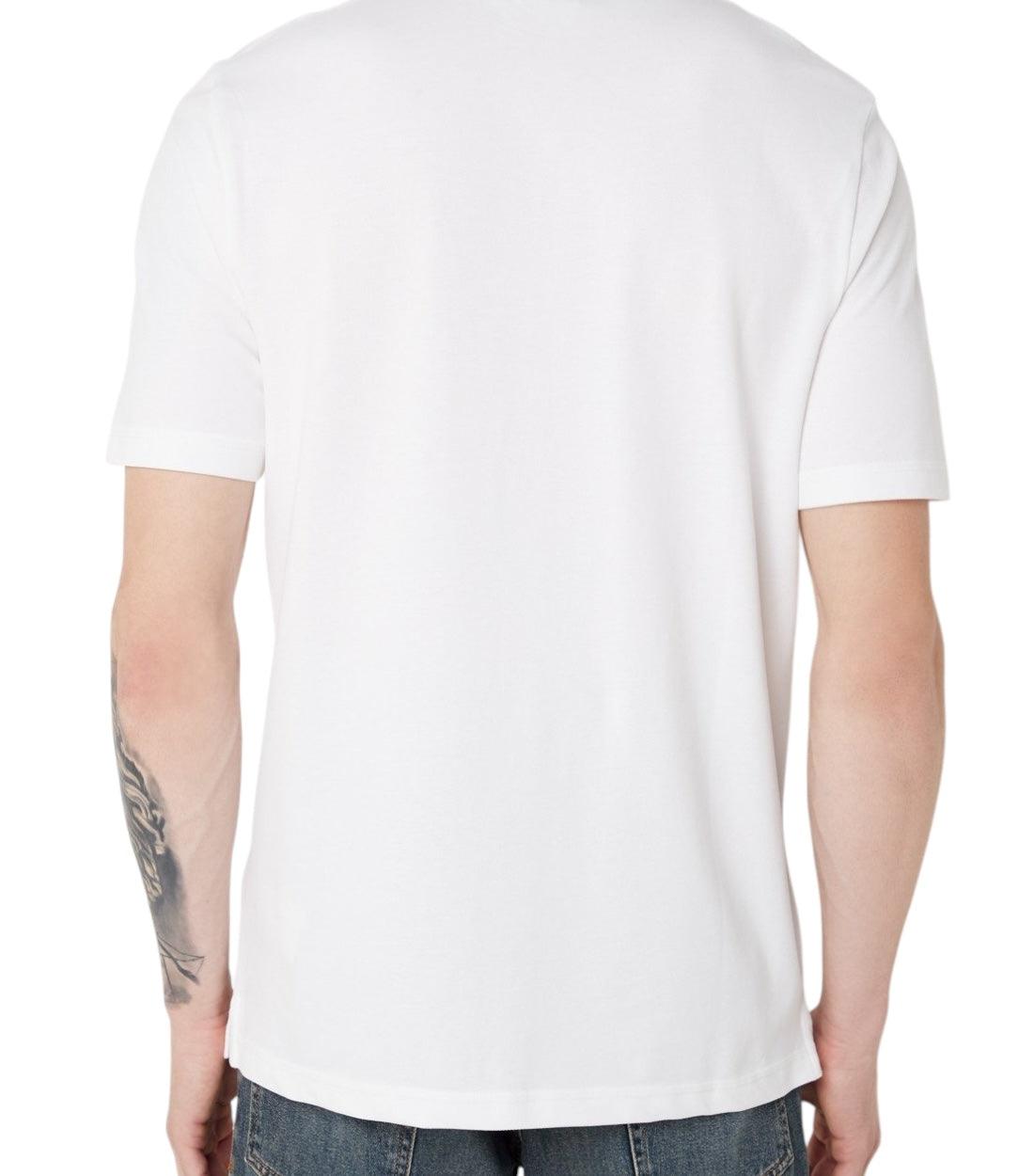 Lyle & Scott Wit T-shirt Met Borstvak