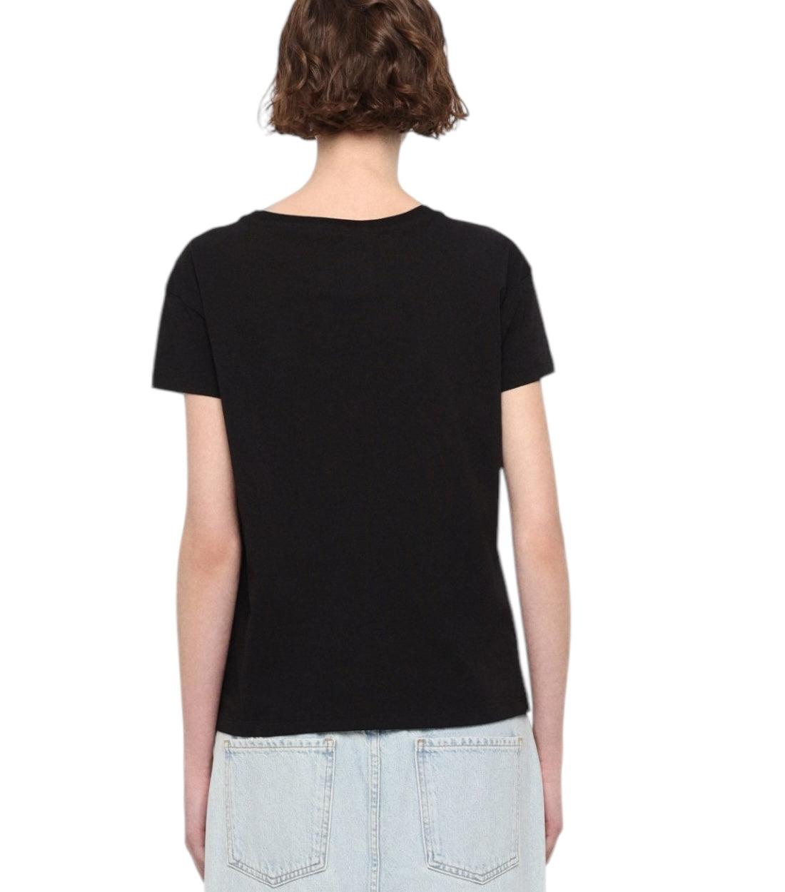Armani Exchange Zwart Print T-shirt