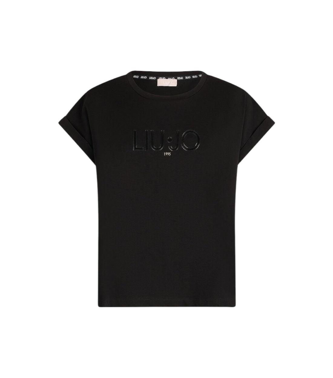 Liu Jo Zwart T-shirt Met Logo