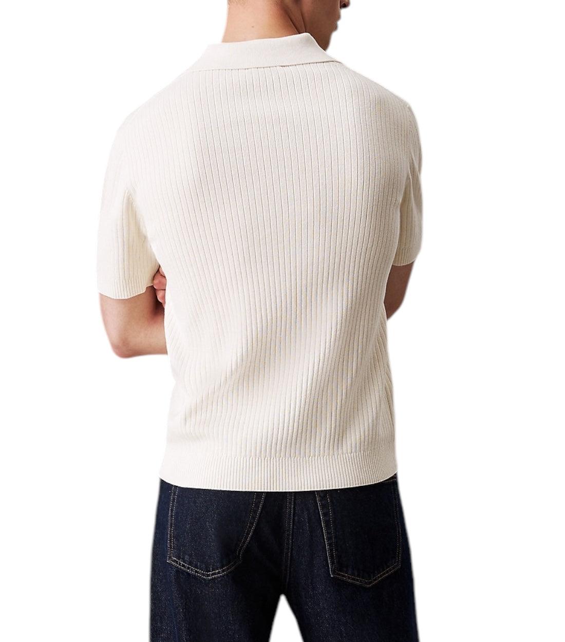Calvin Klein Jeans Beige Polo V-Hals