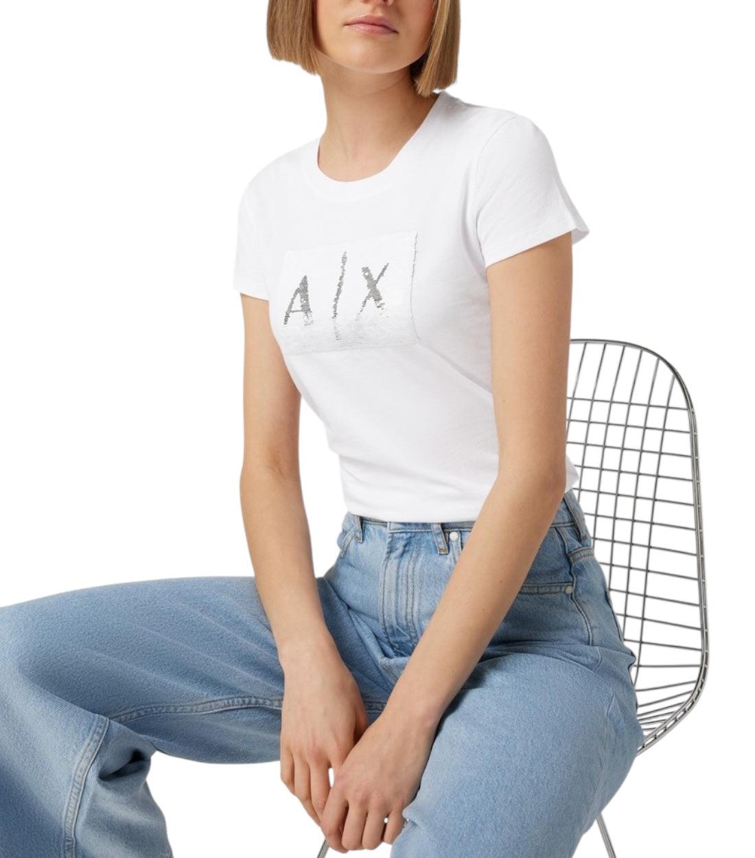Armani Exchange Wit Carryover T-shirt Met Labeldetail