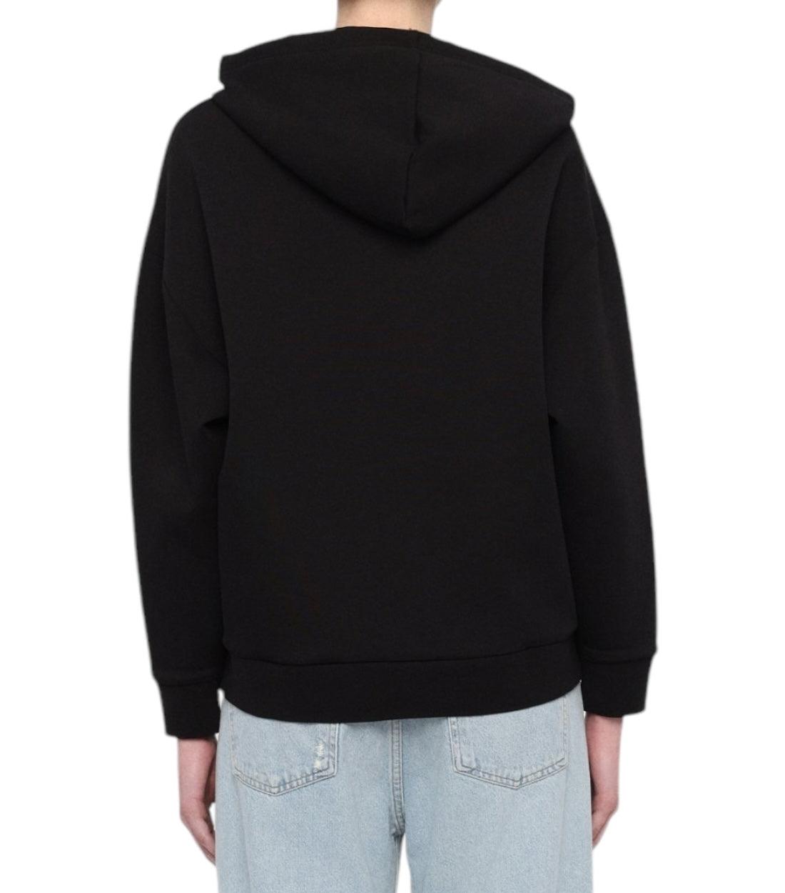 Armani Exchange Zwart Basic Sweater Met Logo