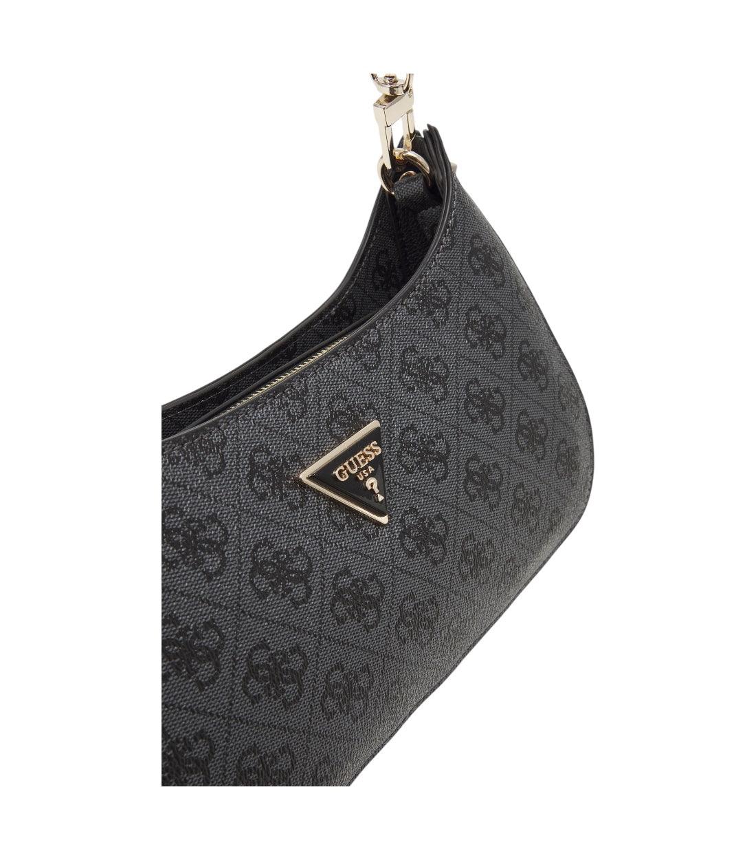 Guess Zwart Meridian Tas Met Logo