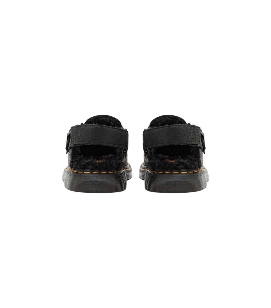 Dr. Martens Zwart Sandalen Met Gesp Sluiting