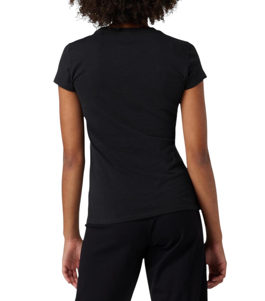 Armani Exchange Zwart T-shirt Met Pailletten