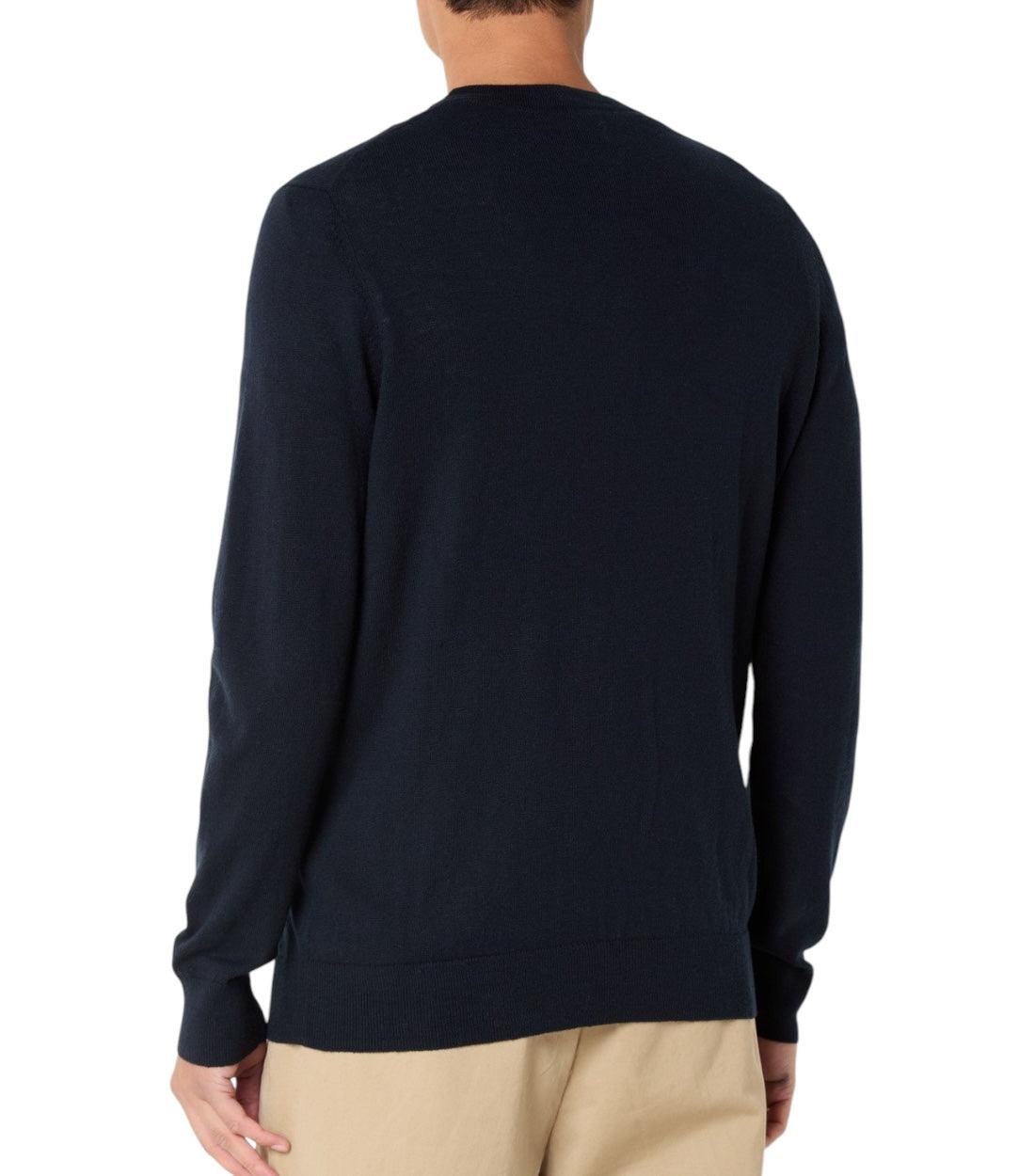 Lyle & Scott Donkerblauwe Crew Neck