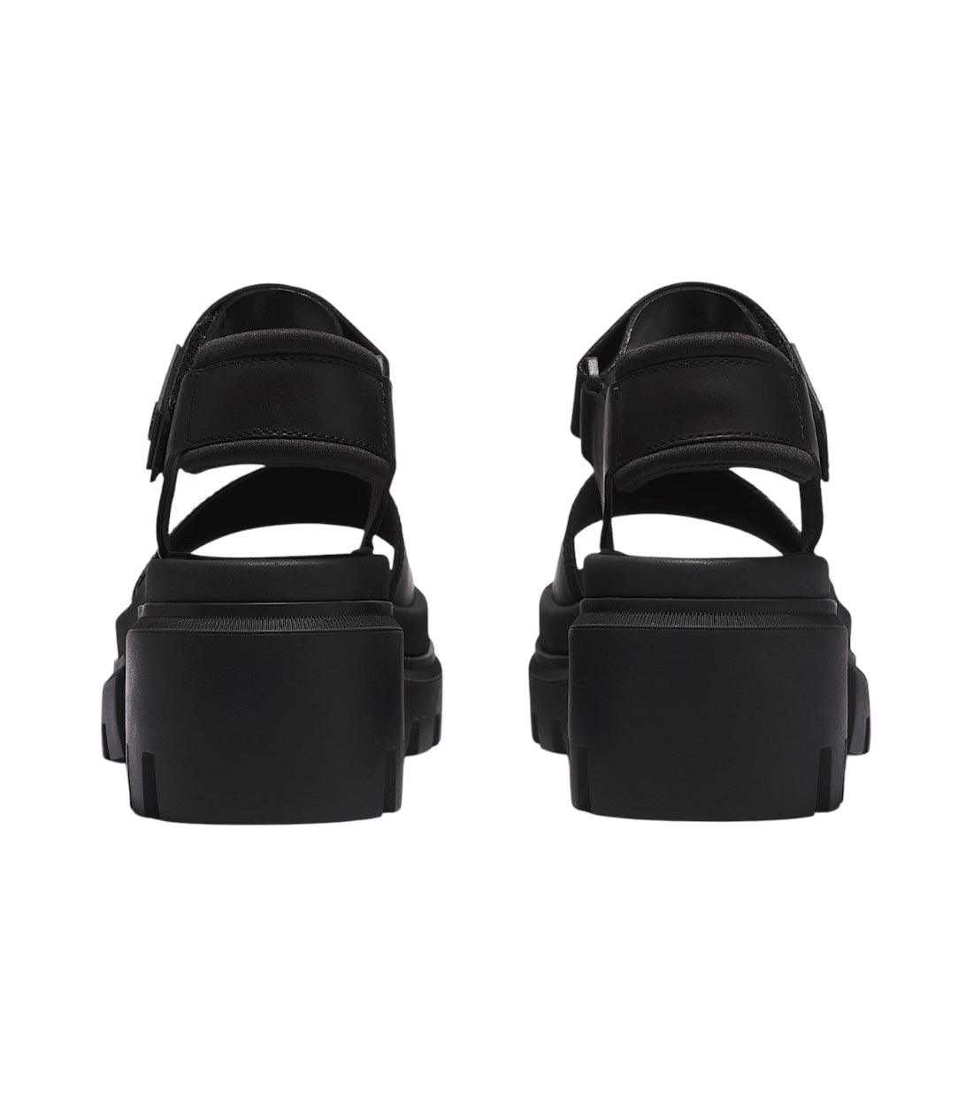 Timberland Zwart Everleigh Sandalen Met Bandje