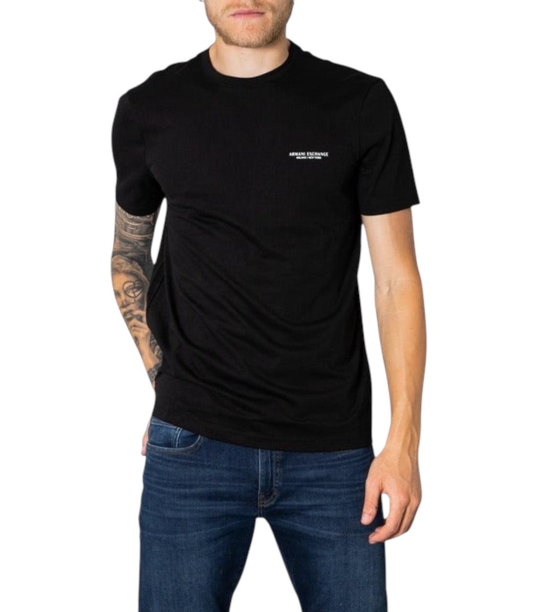 Armani Exchange Zwart T-shirt Met Logo