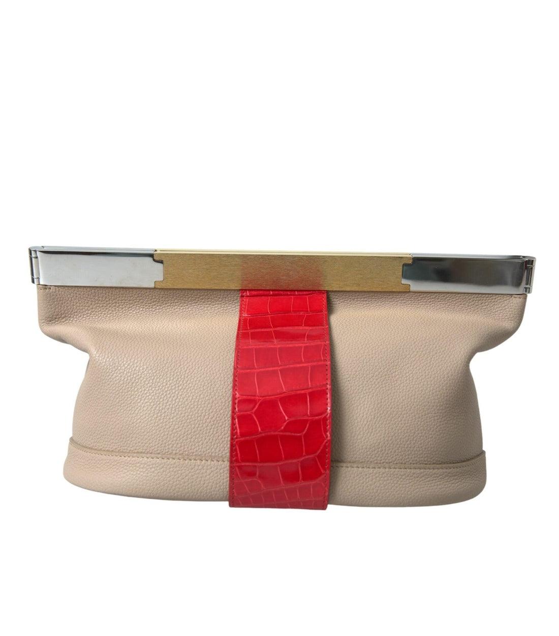 Balenciaga Luxe Meerkleurige Leren Clutch Tas