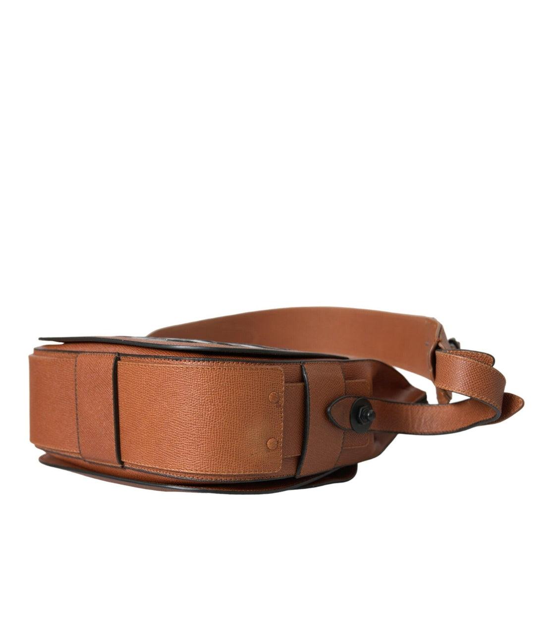 Balenciaga Luxe Bruine Krokodillenleer Schoudertas