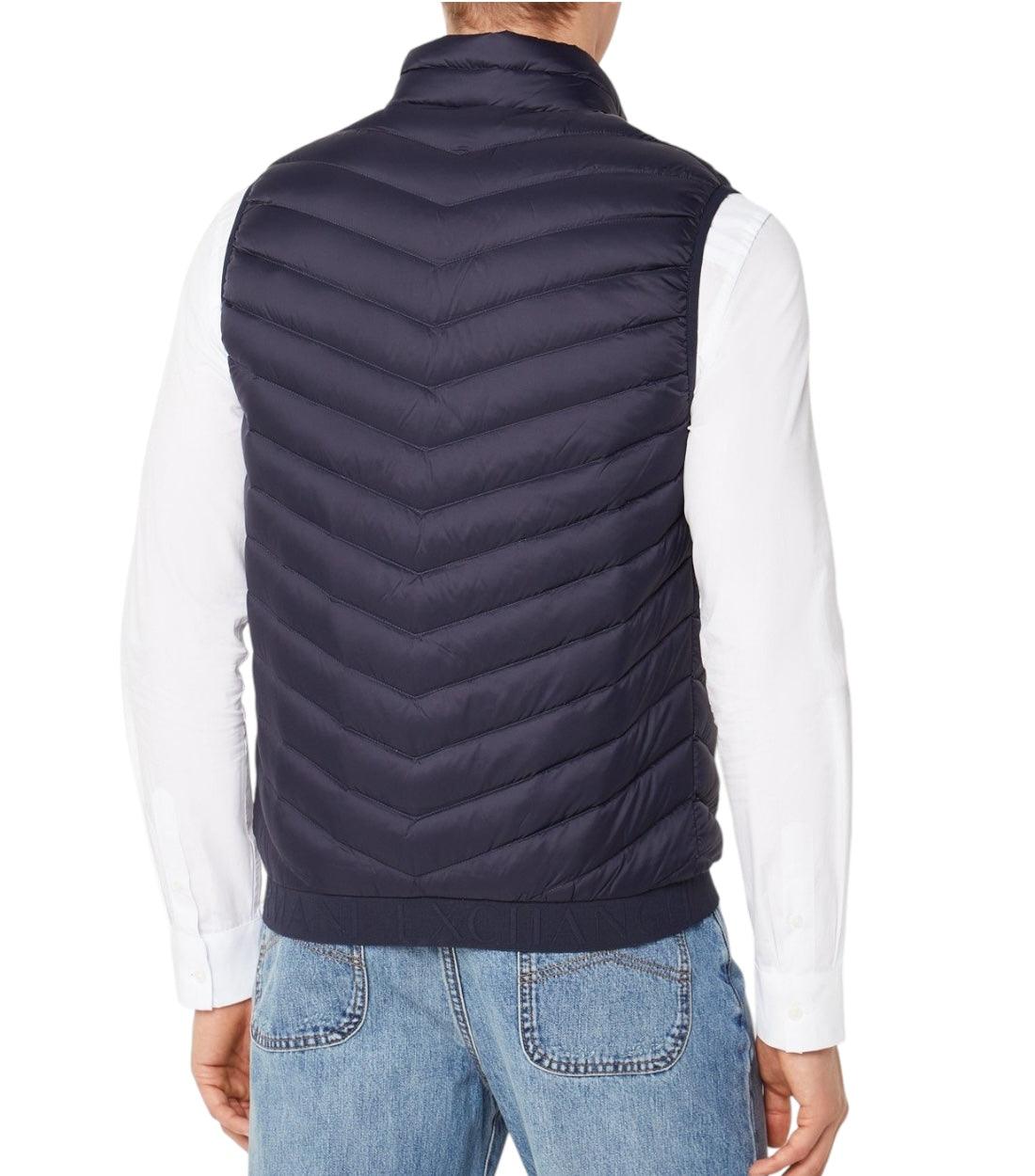 Armani Exchange Donkerblauw Bodywarmer Met Logo