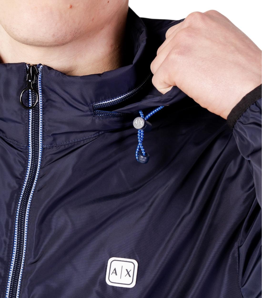 Armani Exchange Donkerblauw Jack Met Logo