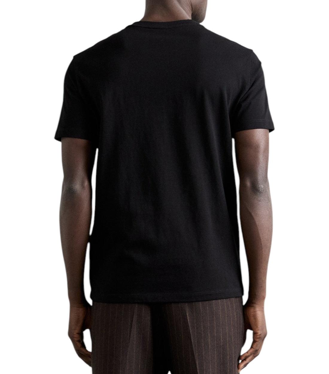 Armani Exchange Zwarte Print T-shirt