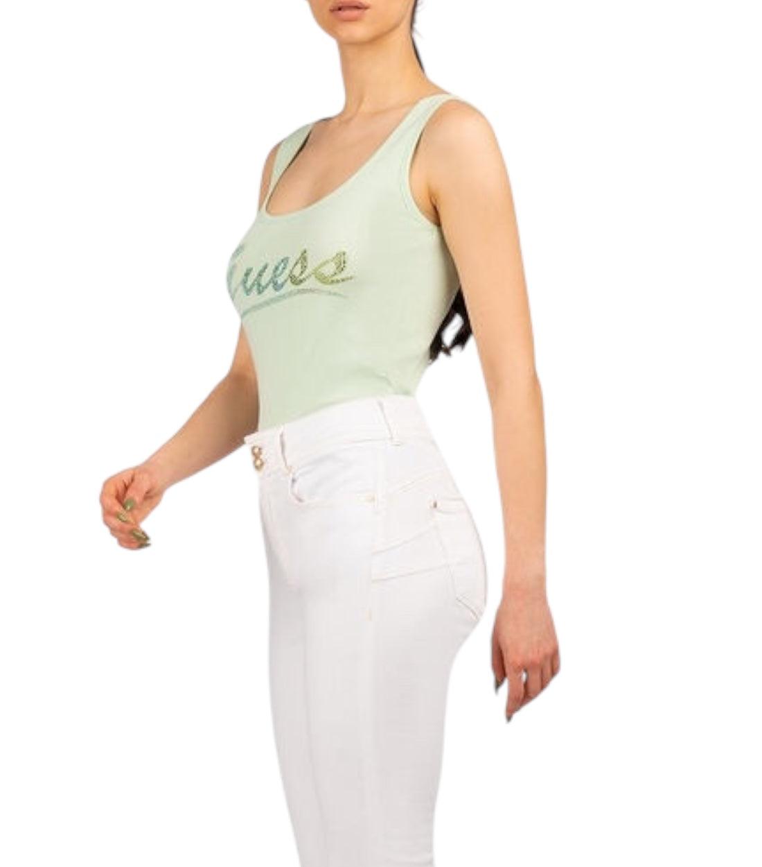 Guess Groen Top met Logo
