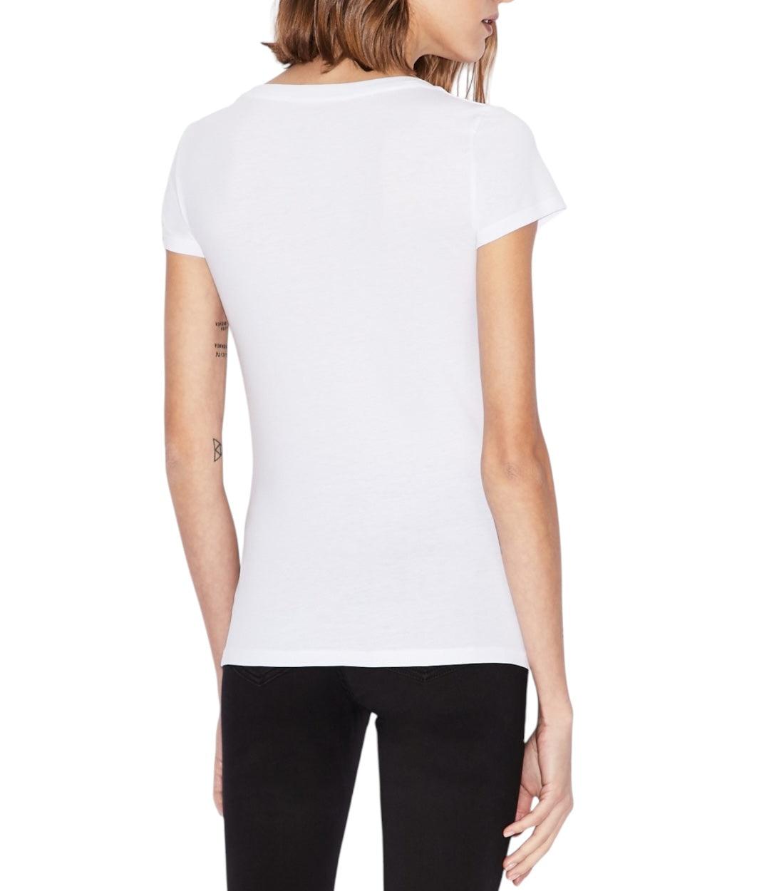 Armani Exchange Wit T-shirt Met Logoprint