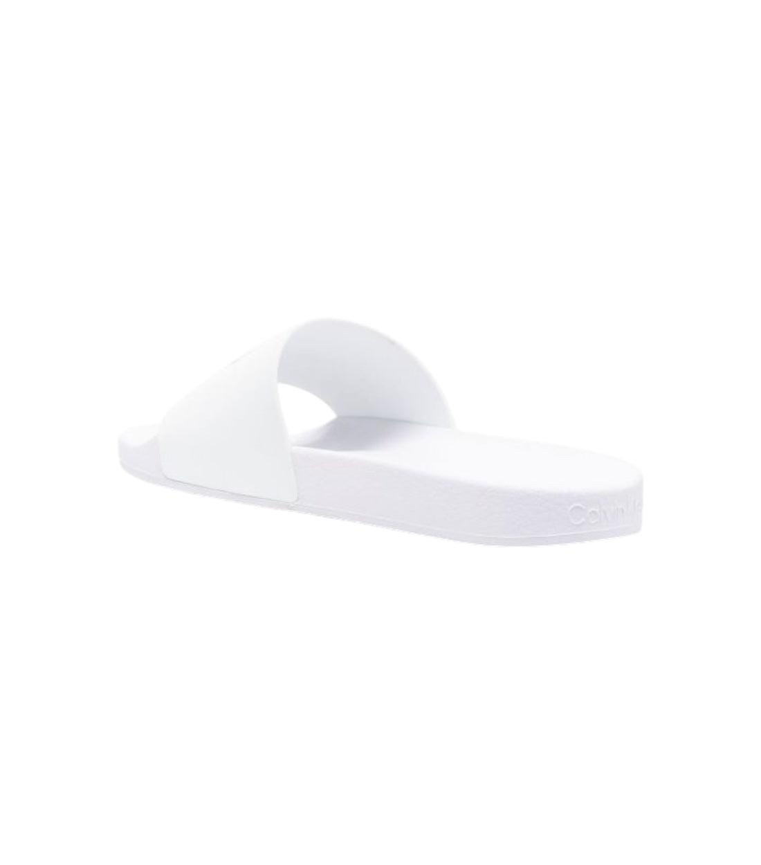 Calvin Klein Witte Heren Slippers