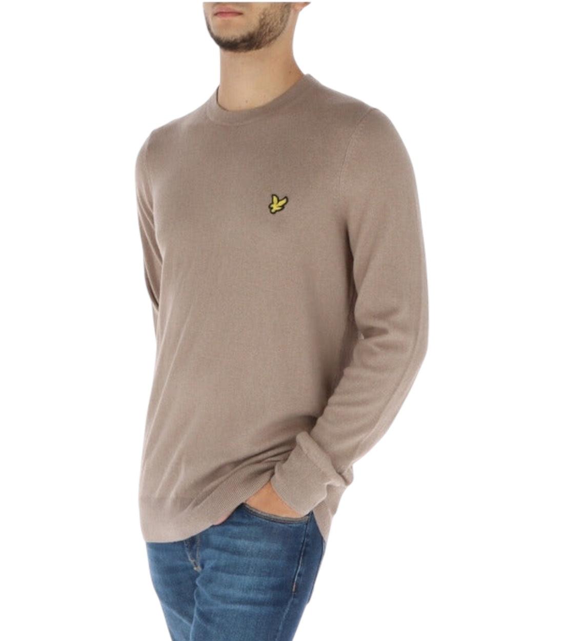 Lyle & Scott Beige Trui Met Logo