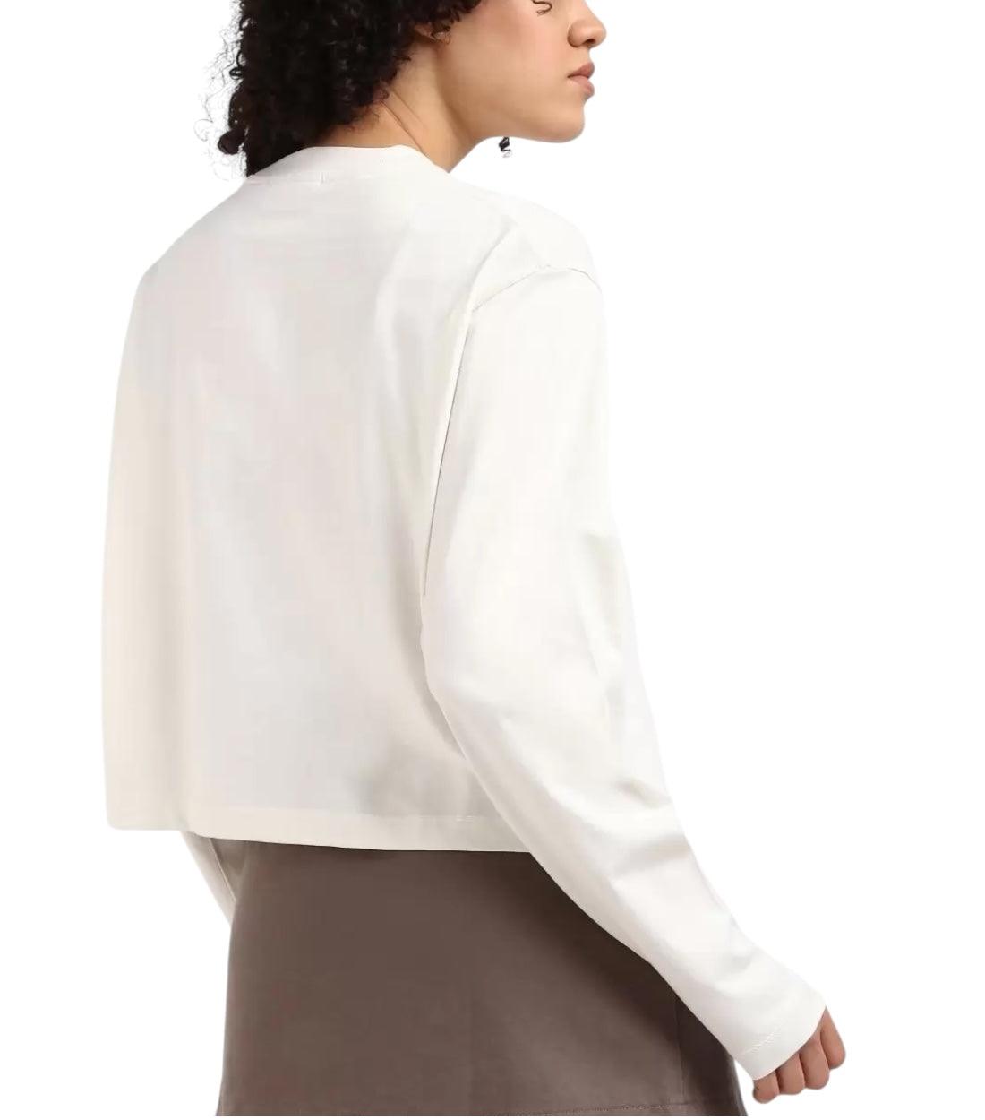 Calvin Klein Jeans Beige Monologo Crewneck Trui