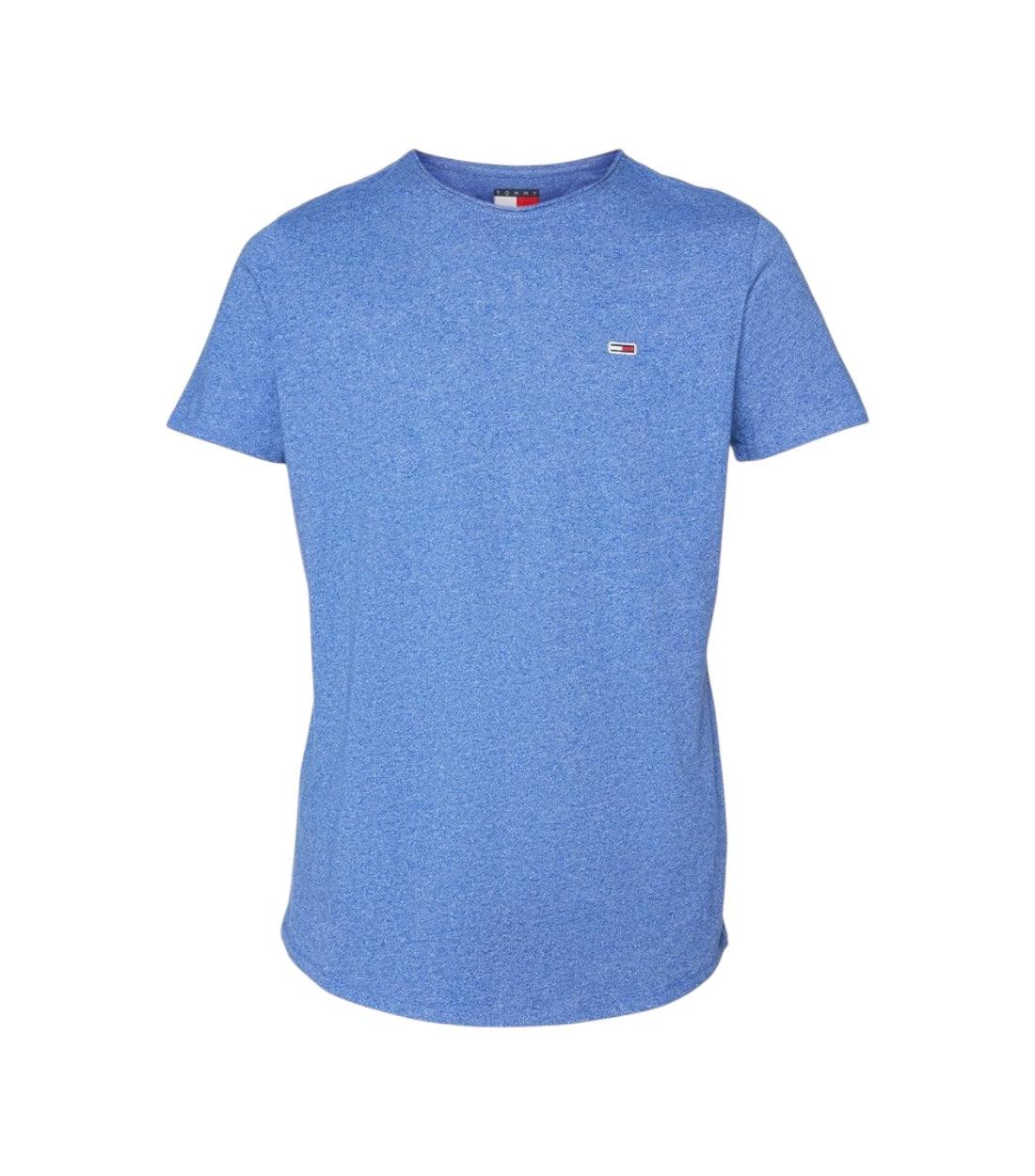 Tommy Hilfiger Jeans Blauwe Jaspe T-shirt