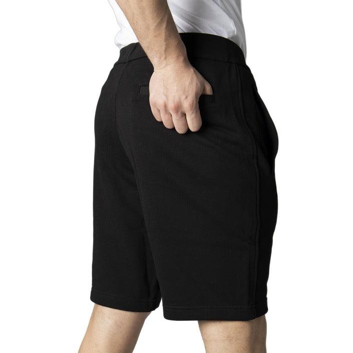 Armani Exchange Zwart Korte Broek Met Logo