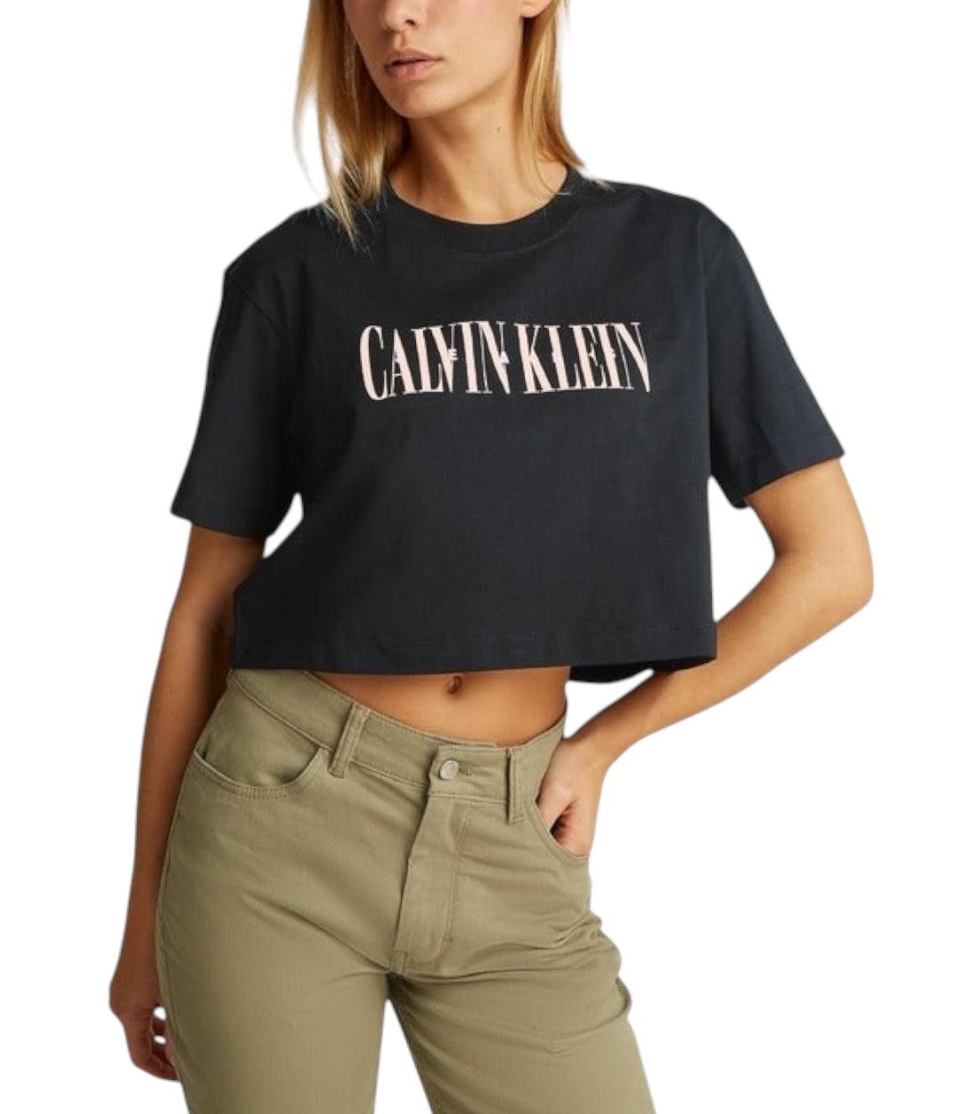 Calvin Klein Jeans Zwart Croptop