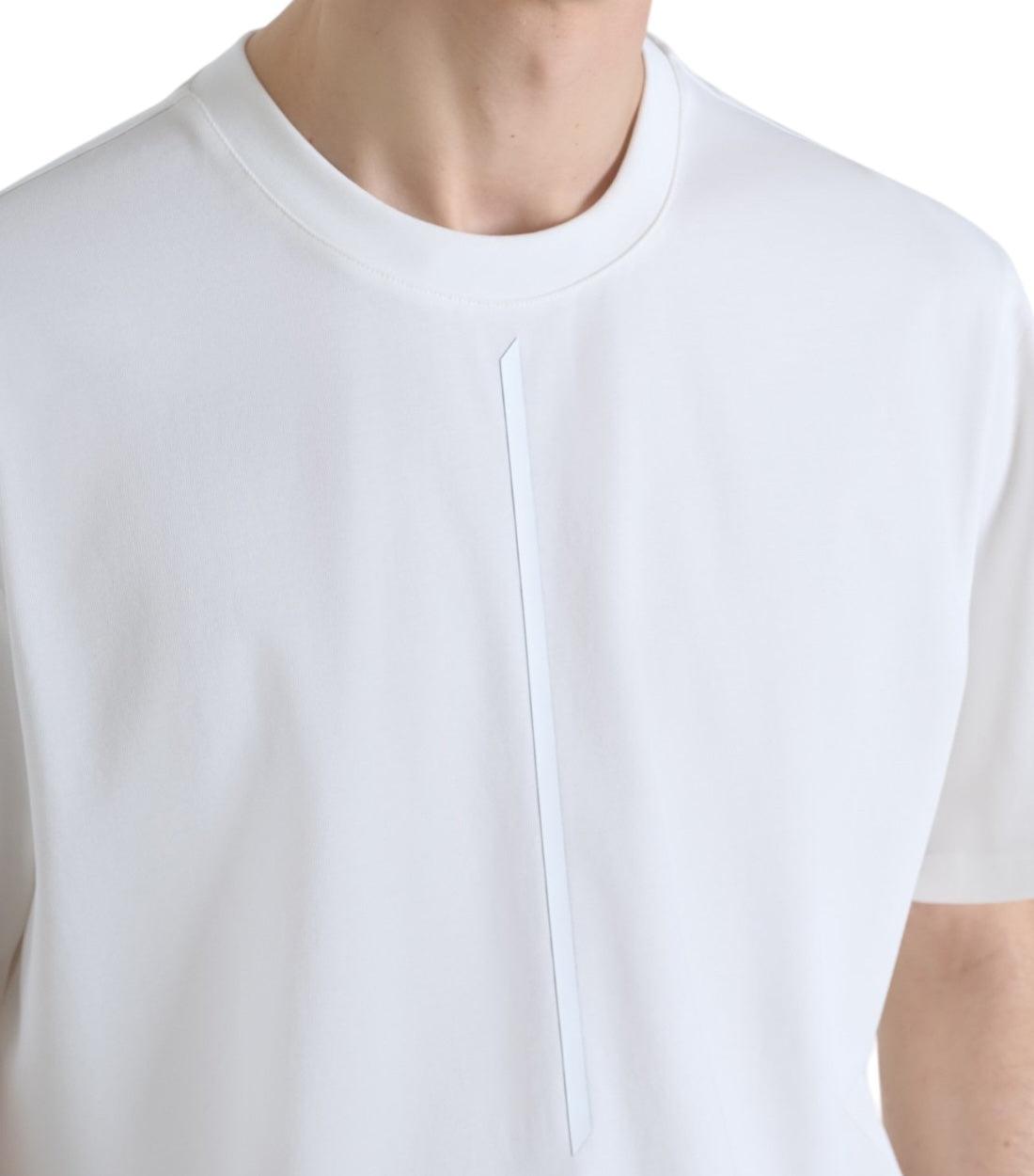 Antony Morato Wit T-shirt Met Mat Plastic Opdruk