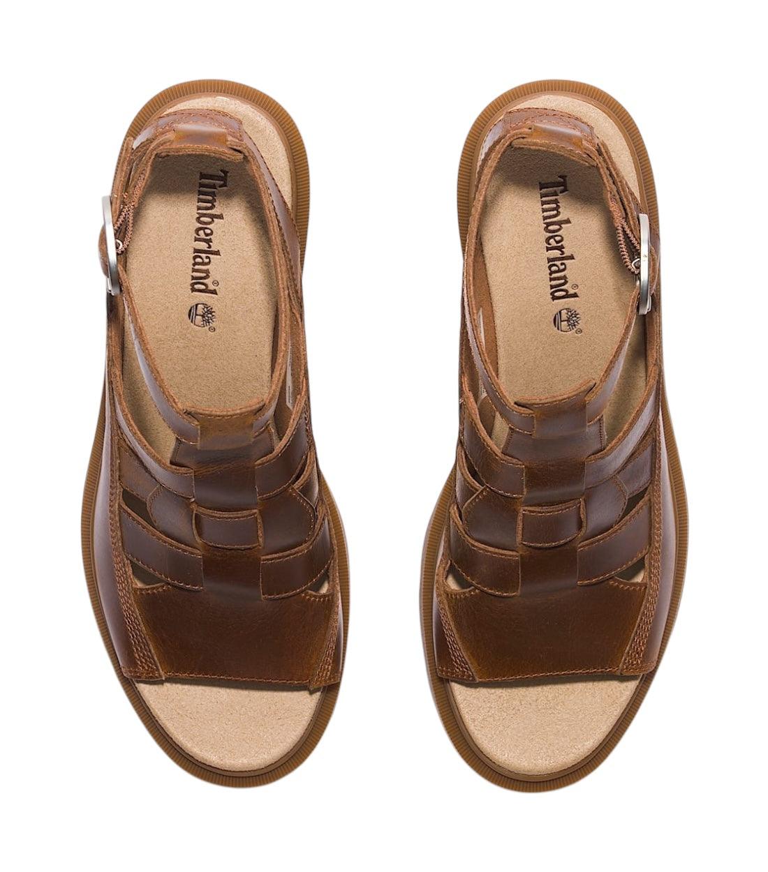 Timberland Bruin Allington Fisherman Sandalen Met Hak
