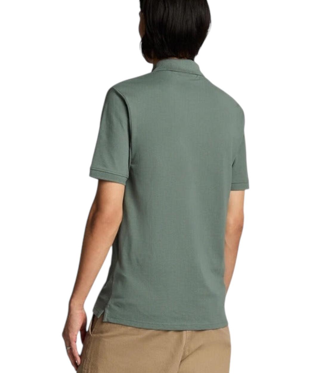 Lyle & Scott Polo Groen Polo Top Met Korte Mouwen
