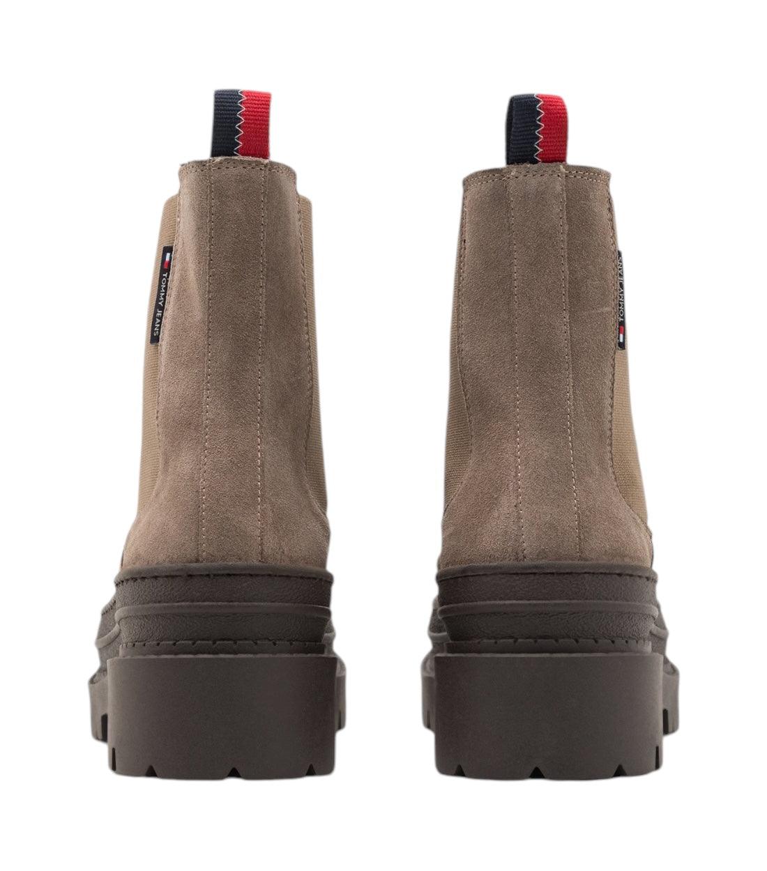 Tommy Hilfiger Beige Foxing Chelsea Enkellaarsjes