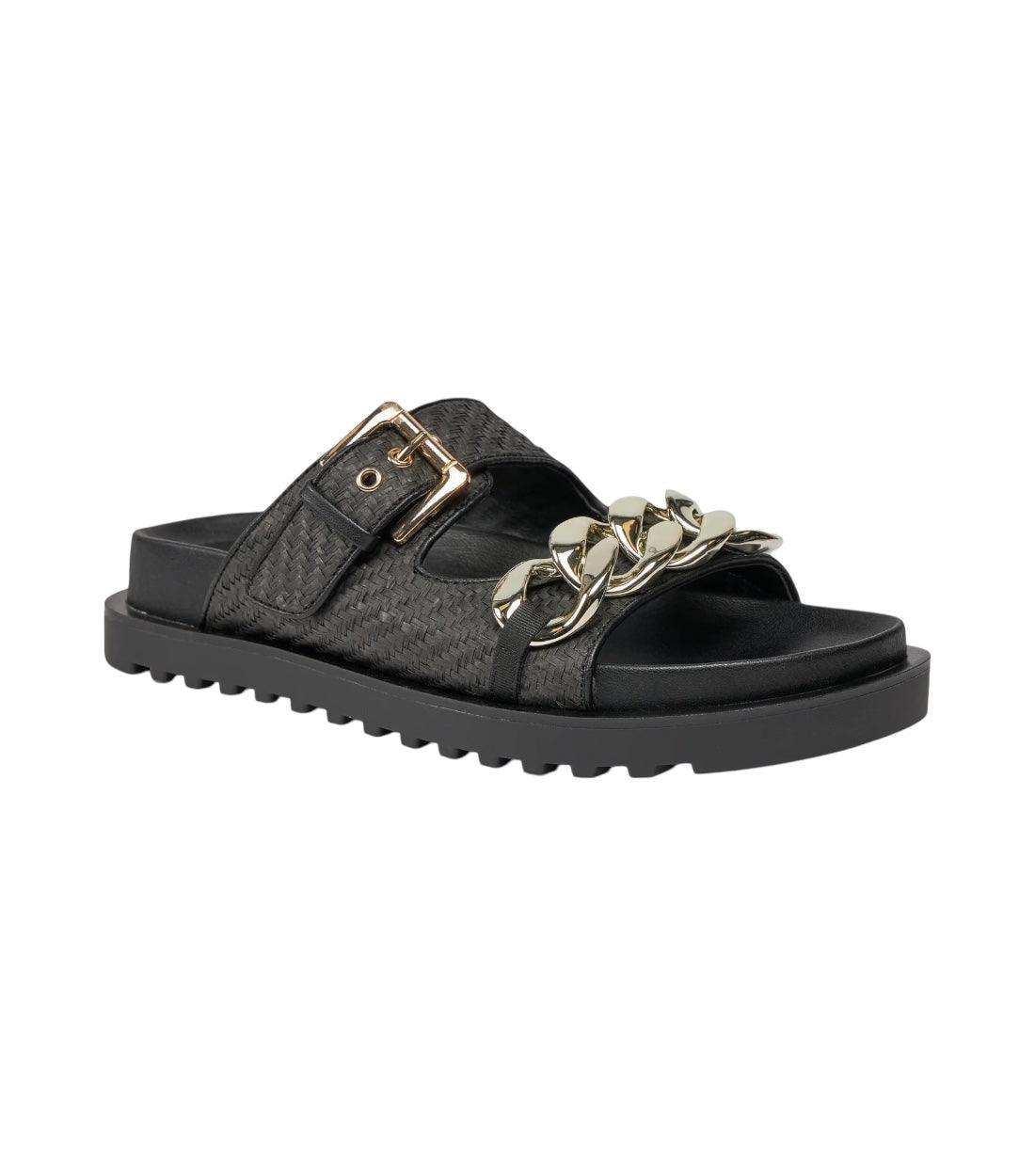 Guess Zwart Fateman Sandalen