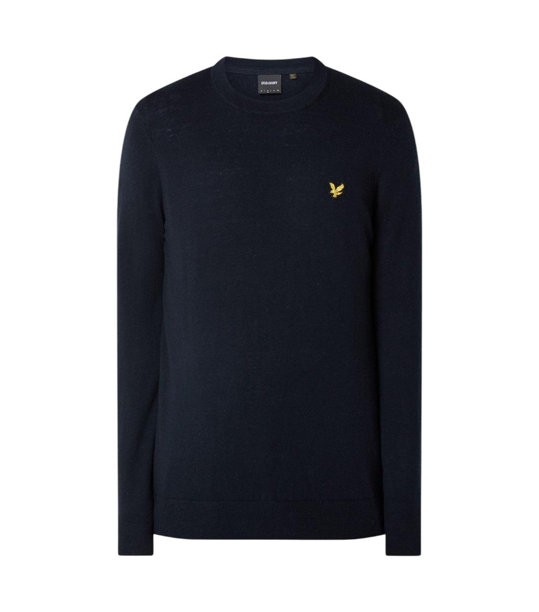Lyle & Scott Donkerblauwe Trui