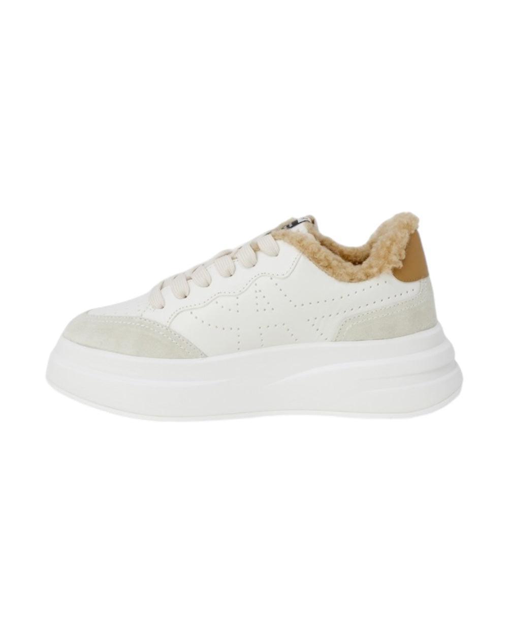 Ash Wit Leren Sneakers