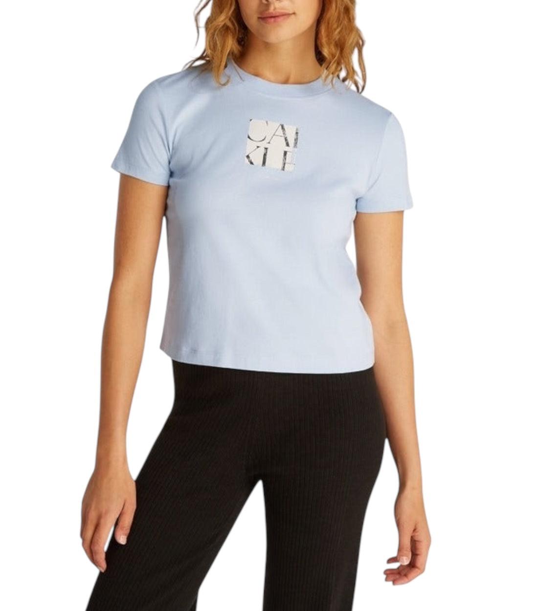 Calvin Klein Jeans Blauw T-shirt Met Logoprint