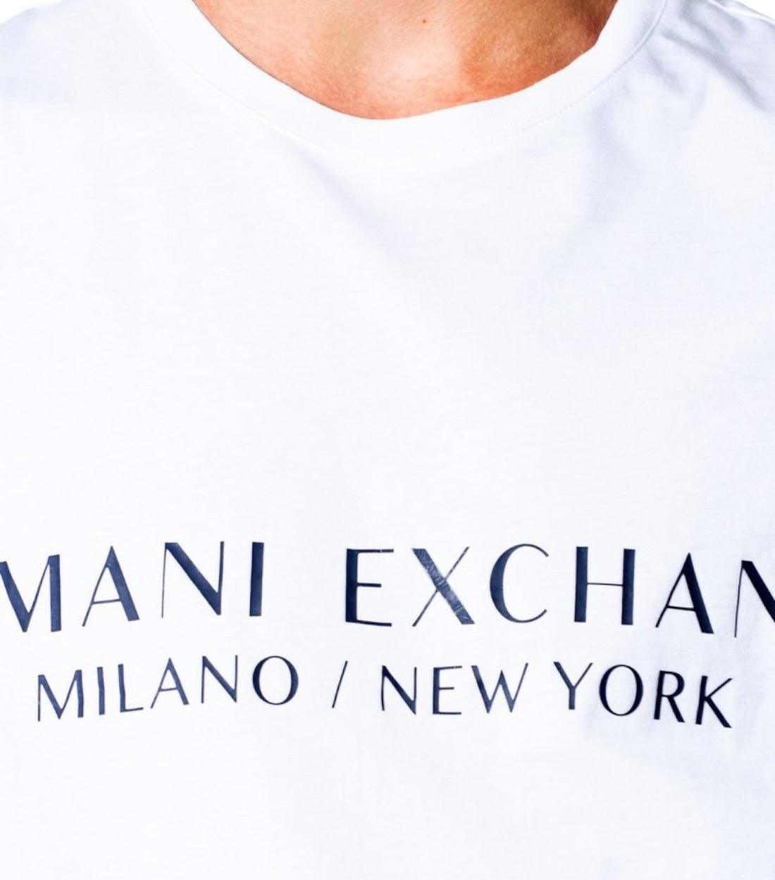 Armani Exchange Wit T-shirt Met Logo