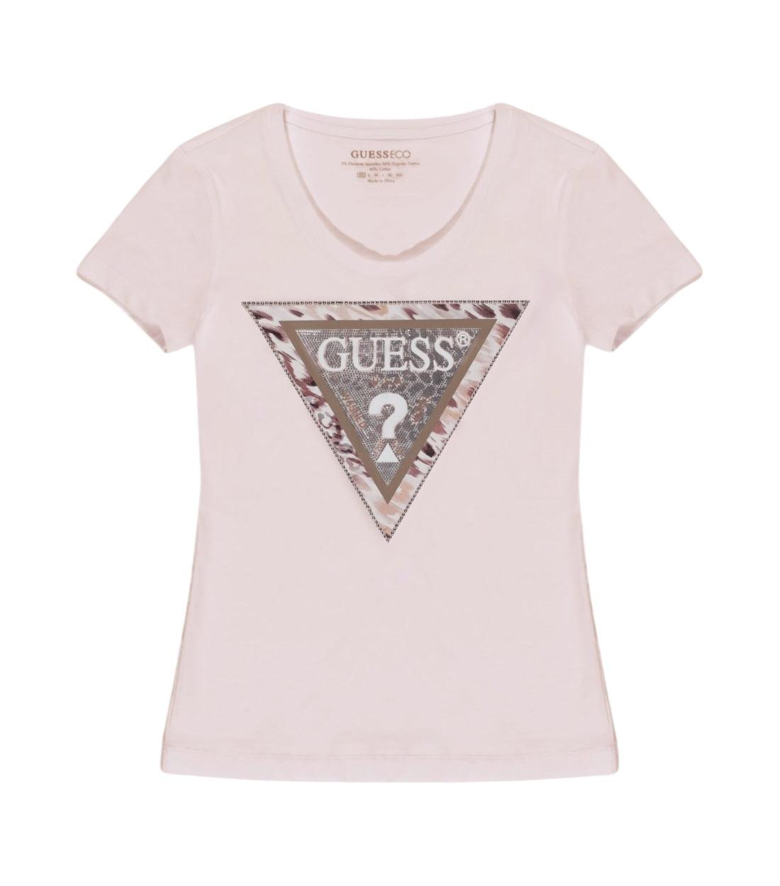 Guess Roze T-shirt Print