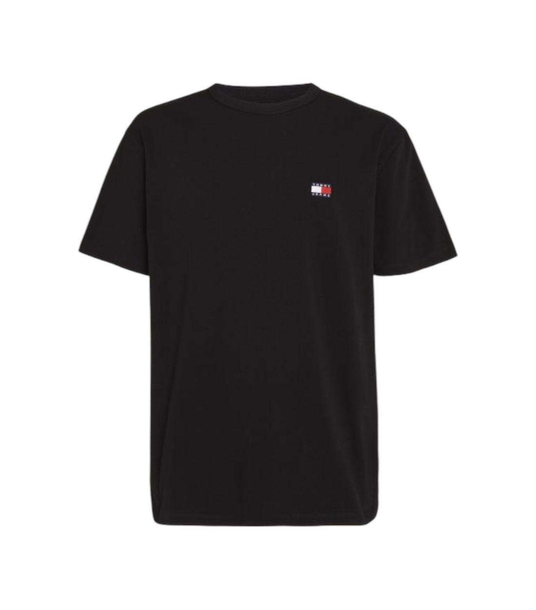 Tommy Hilfiger Jeans Zwarte Basic Logo T-shirt