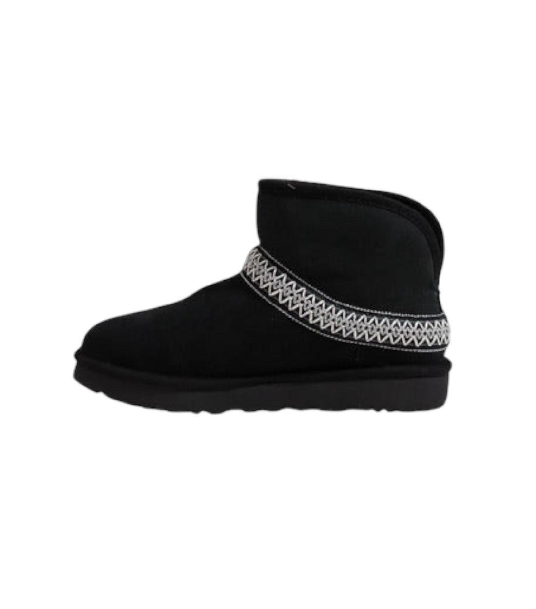 Ugg Zwart Mini Crescent Laars