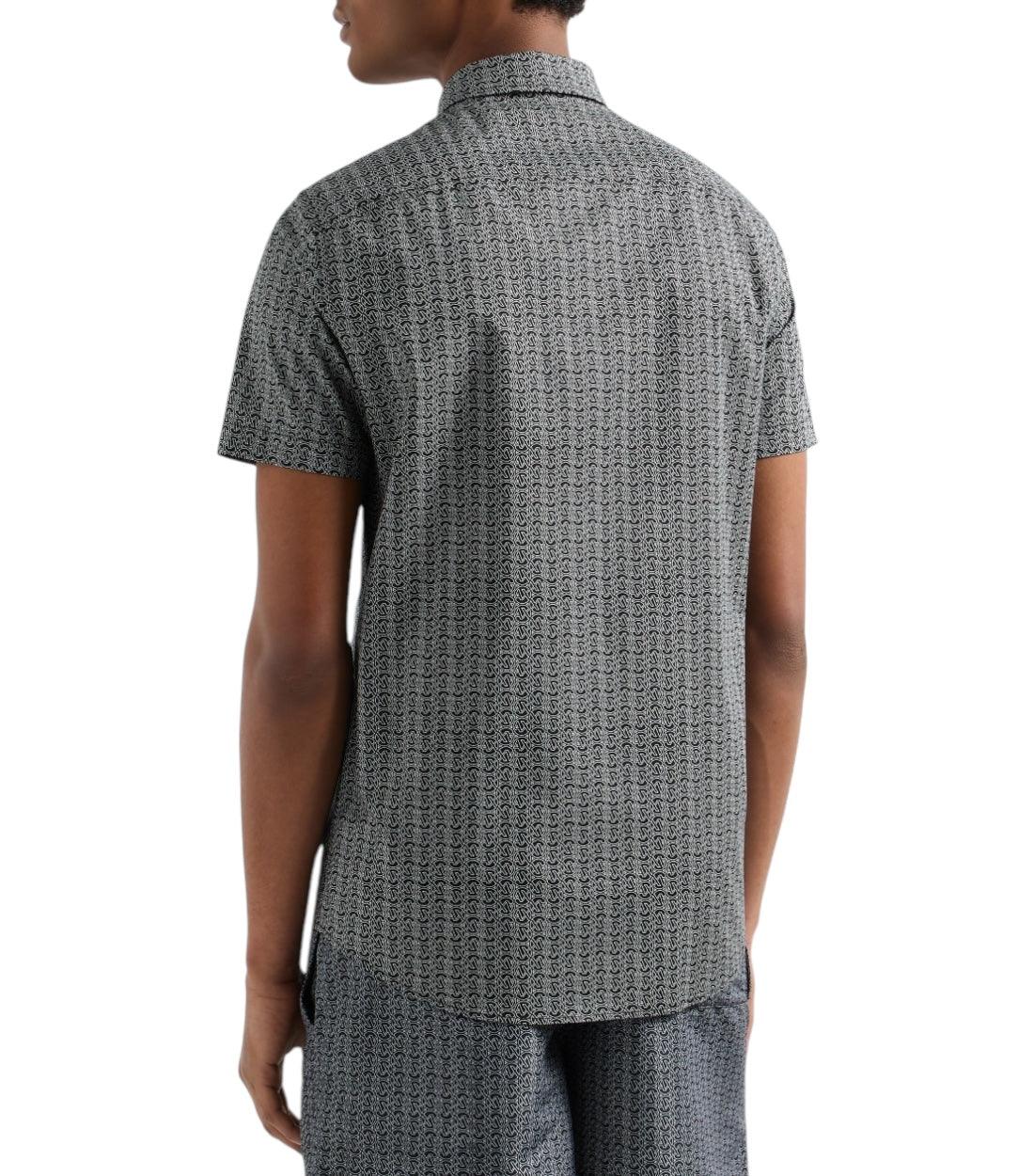 Armani Exchange Grijze Overhemd T-shirt