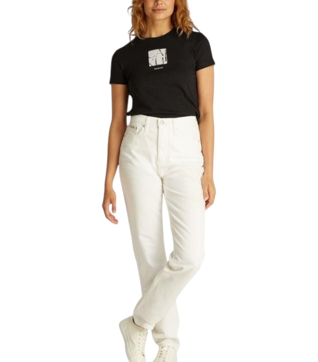 Calvin Klein Jeans Zwart T-shirt Met Logoprint