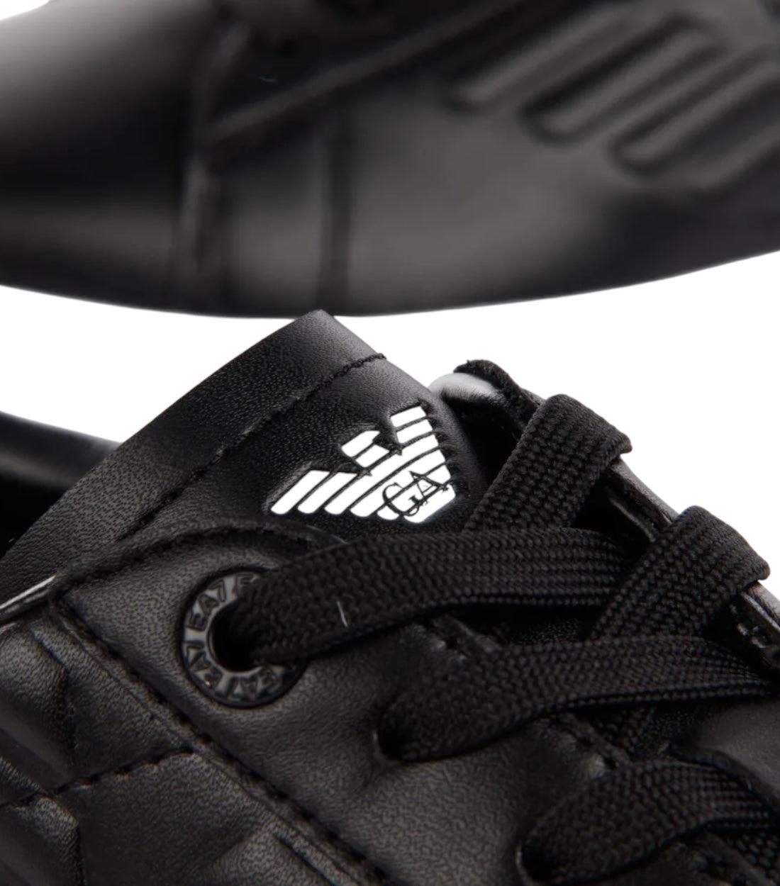 Ea7 Zwart Black GA Eagle Sneakers