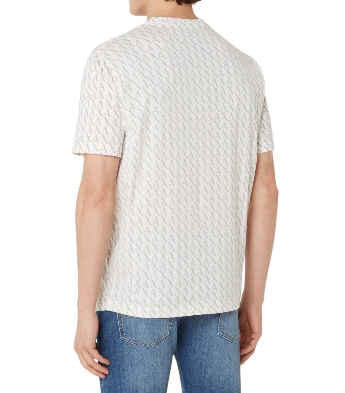 Armani Exchange Wit T-shirt Met Logoprint