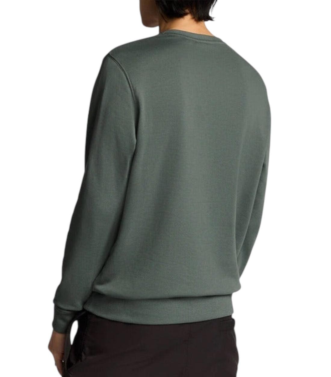 Lyle & Scott Groen Sweatshirt Met Logo
